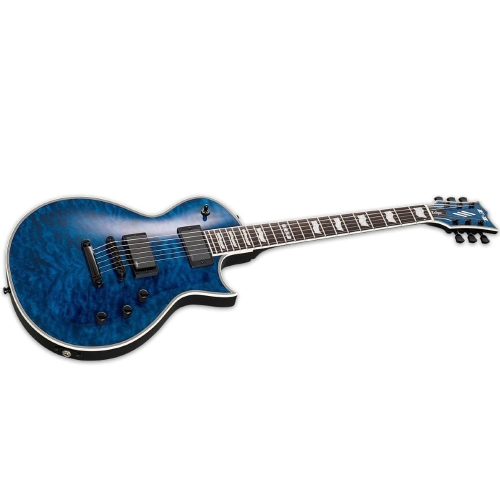 esp electric guitars esp e-ii eclipse series 6-string electric guitar - marine blue