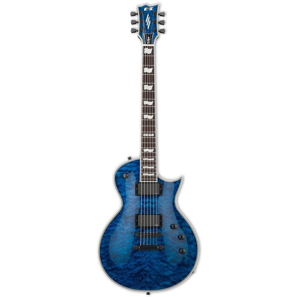 esp electric guitars esp e-ii eclipse series 6-string electric guitar - marine blue