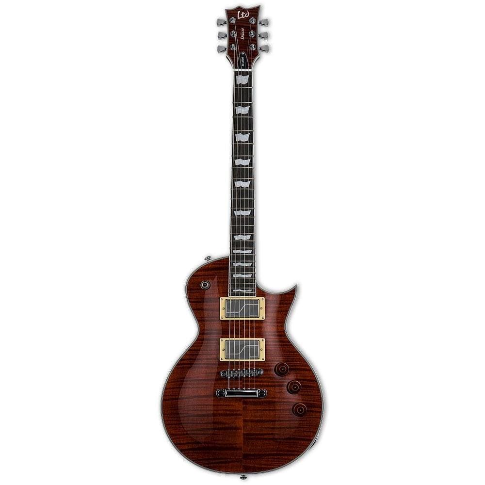 esp electric guitars esp ec-1000 fluence 6-string electric guitar - tiger eye