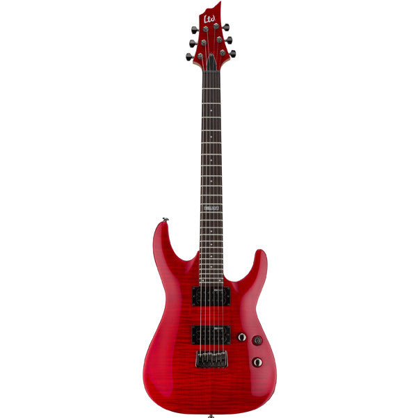 esp electric guitars esp esp ltd h-101fm left handed electric guitar