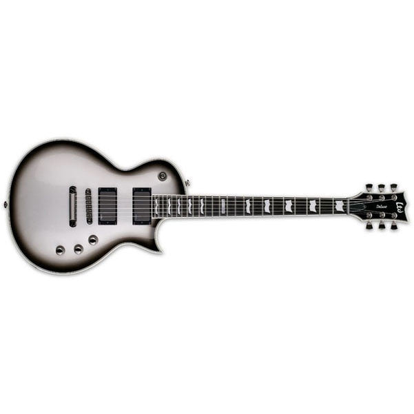 esp electric guitars esp ltd ec-1000 t ctm sw dmz deluxe silver sunburst electric guitar