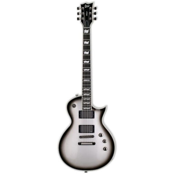 esp electric guitars esp ltd ec series ec-1000 electric guitar - silver sunburst