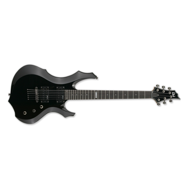 esp electric guitars esp ltd f-50 electric guitar - black