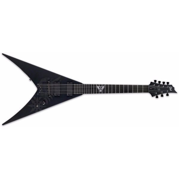 esp electric guitars esp ltd hex-7 nergal inchvinch 7-string electric guitar