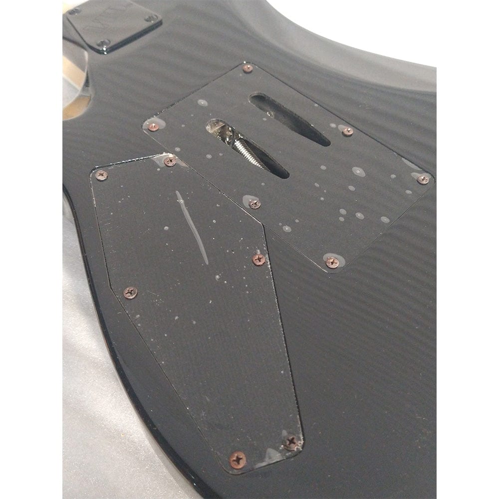 esp electric guitars esp ltd mh-200 6-string electric guitar - black - open box b stock