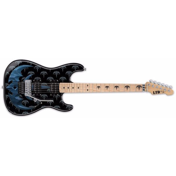 esp electric guitars esp ltd michael wilton signature mw-triryche electric guitar