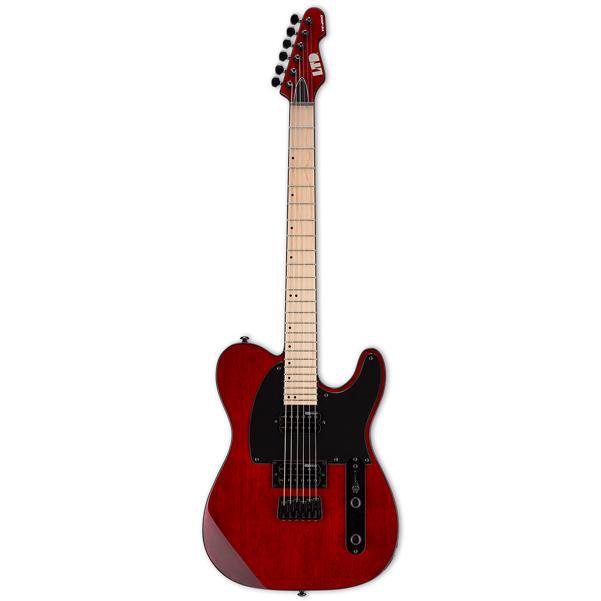 esp electric guitars esp ltd te-200 maple fretboard electric guitar - see thru black cherry