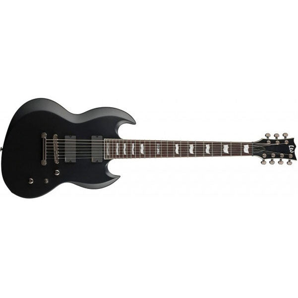 esp electric guitars esp ltd viper-417 electric guitar - black