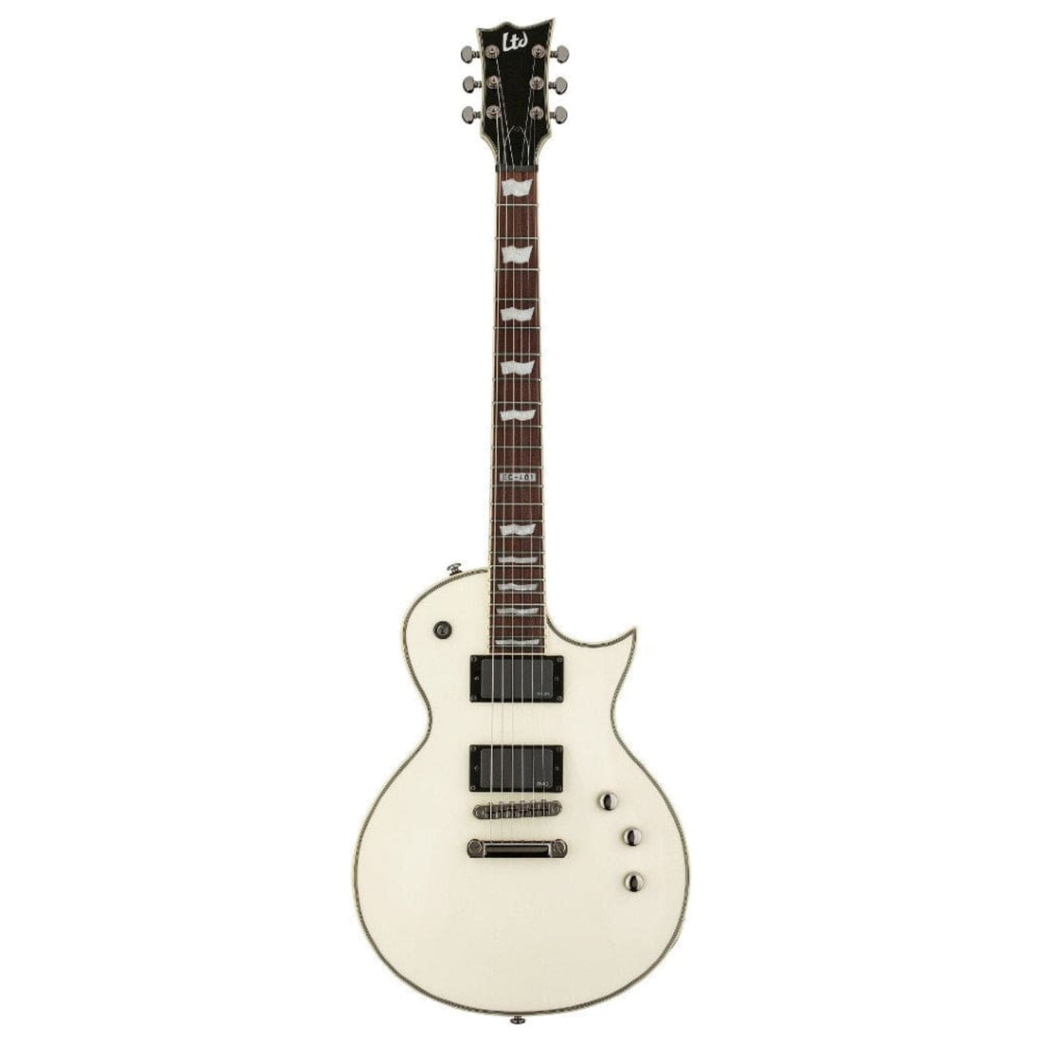 esp electric guitars olympic white esp ltd ec-401 electric guitar with emg active pickups