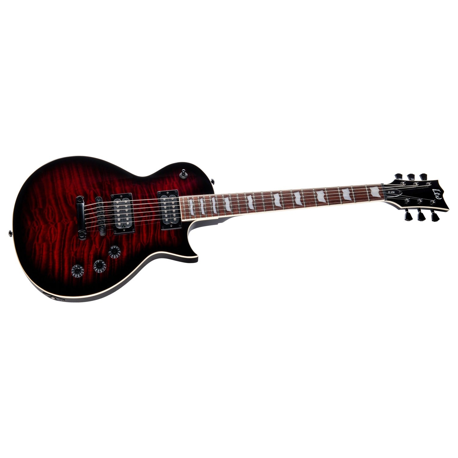 ESP Electric Guitars See Thru Black Cherry Sunburst ESP LTD EC-256 Quilted Maple 6 String Electric Guitar