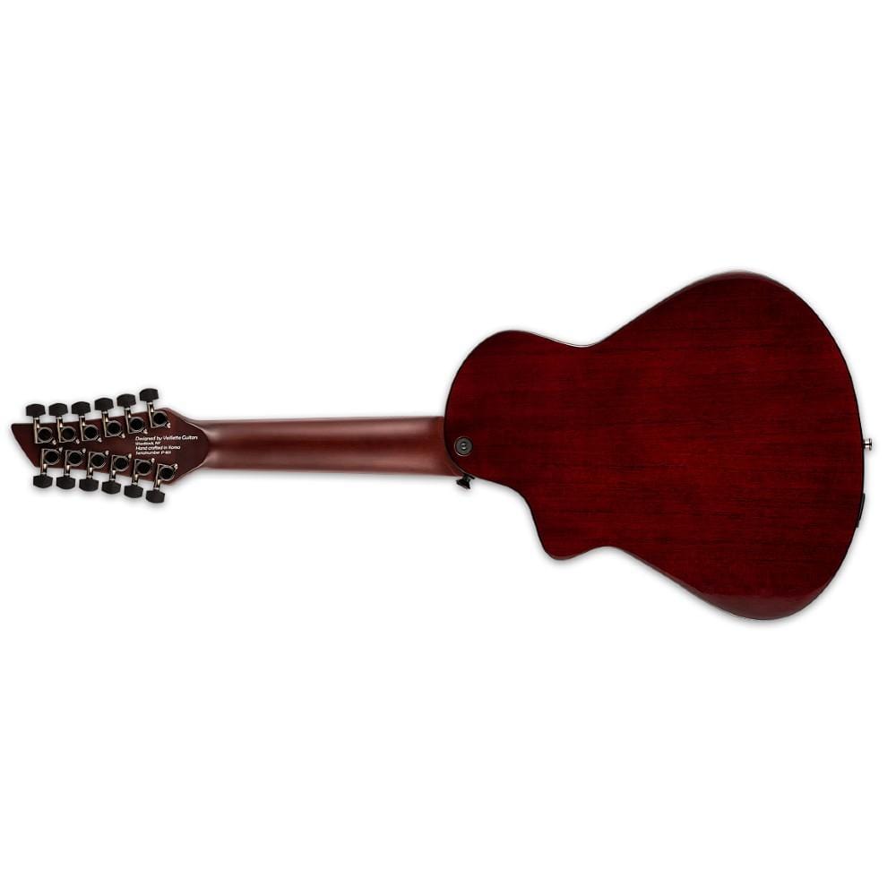 esp electro acoustic guitars esp avante gryphon ag12 12 string electro acoustic guitar with bag #color_tobacco-burst