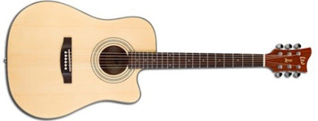 esp electro acoustic guitars esp xtone dc-5e cutaway acoustic-electric guitar