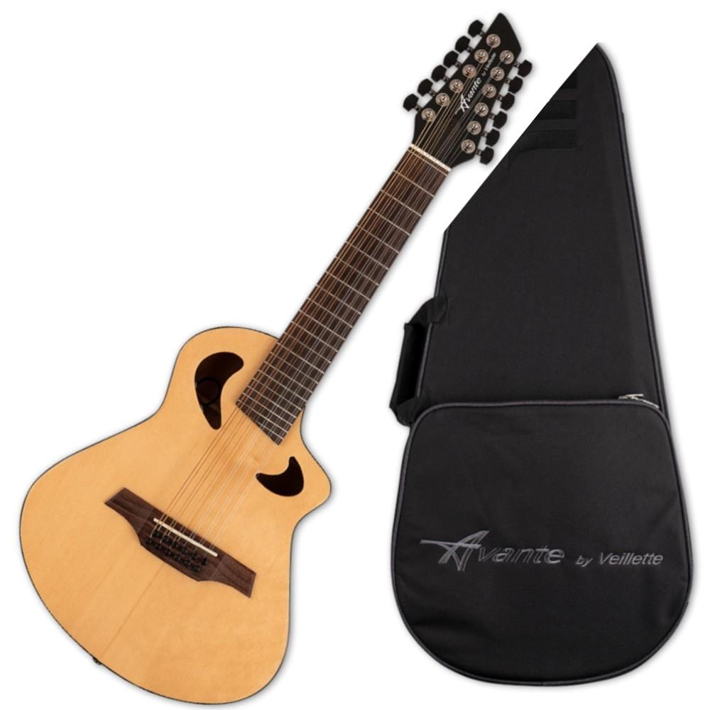 esp electro acoustic guitars natural esp avante gryphon ag12 12 string electro acoustic guitar with bag