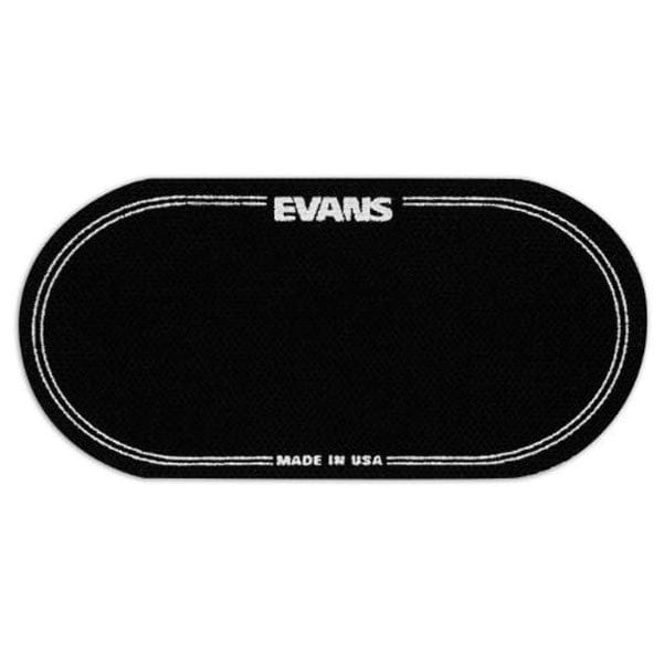 evans dampeners and mutes evans eqpb2 double pedal patch - black nylon