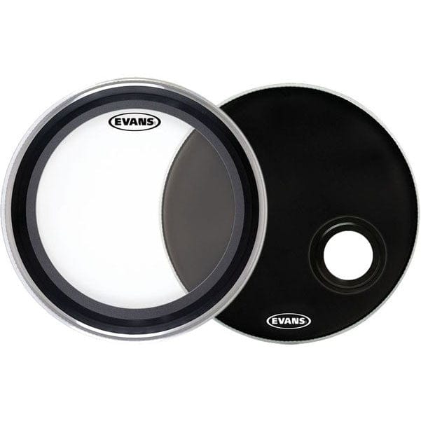 evans drum heads evans bass drumhead pack emad system 22" ebp-emad-sys