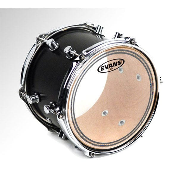 evans drum heads evans ec2 clear 14" drum head tt14ec2