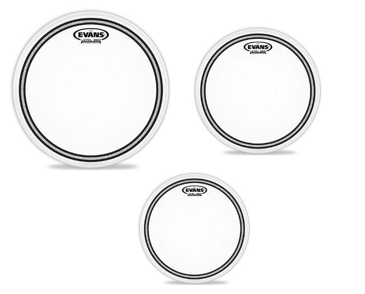 evans drum heads evans etp-ec2sctd-s head pack