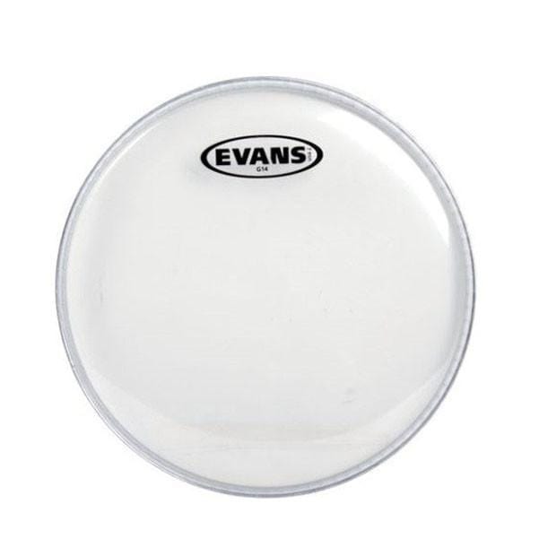 evans drum heads evans tt10g14 g14 10" clear drumhead