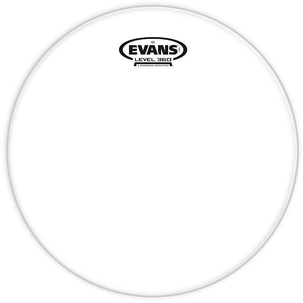 evans drum heads evans tt18g1 clear tom drum head - 18"