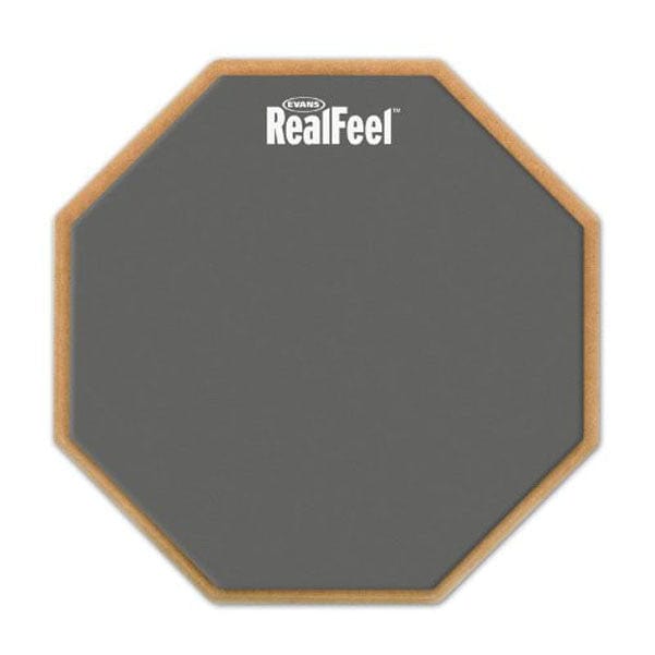 evans practice pads & devices evans real feel 12inch single sided practice pad