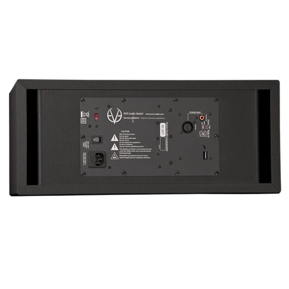 eve audio monitor speakers black eve audio sc307 professional 3 way monitor speaker - pair