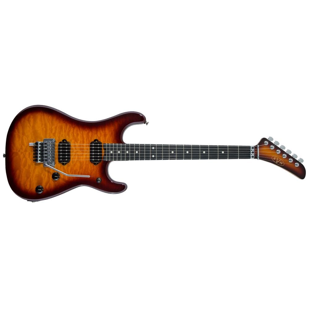 evh electric guitars evh 5150 series quilt maple deluxe electric guitar