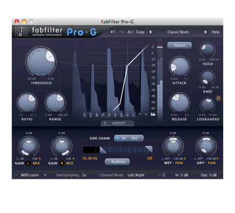 FabFilter Virtual Processors FabFilter Pro-G Gate