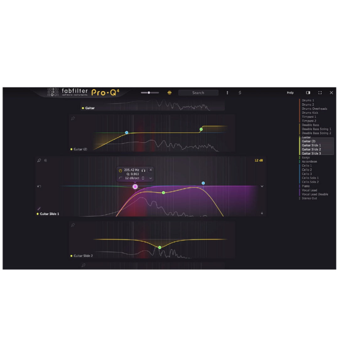 FabFilter Virtual Processors FabFilter Pro-Q 4 Equalizer Plugin