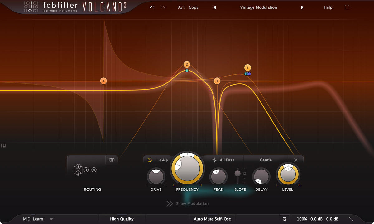 FabFilter Virtual Processors FabFilter Volcano 3: Filter Plugin