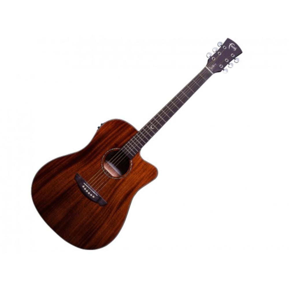 faith electro acoustic guitars faith fa40sce apollo series dreadnought electro acoustic guitar