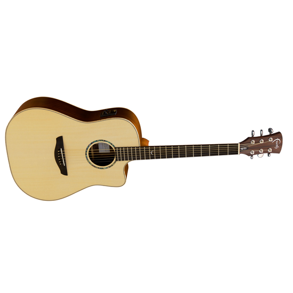 faith electro acoustic guitars faith fasce electro-acoustic guitar - saturn apollo series, dreadnought gloss
