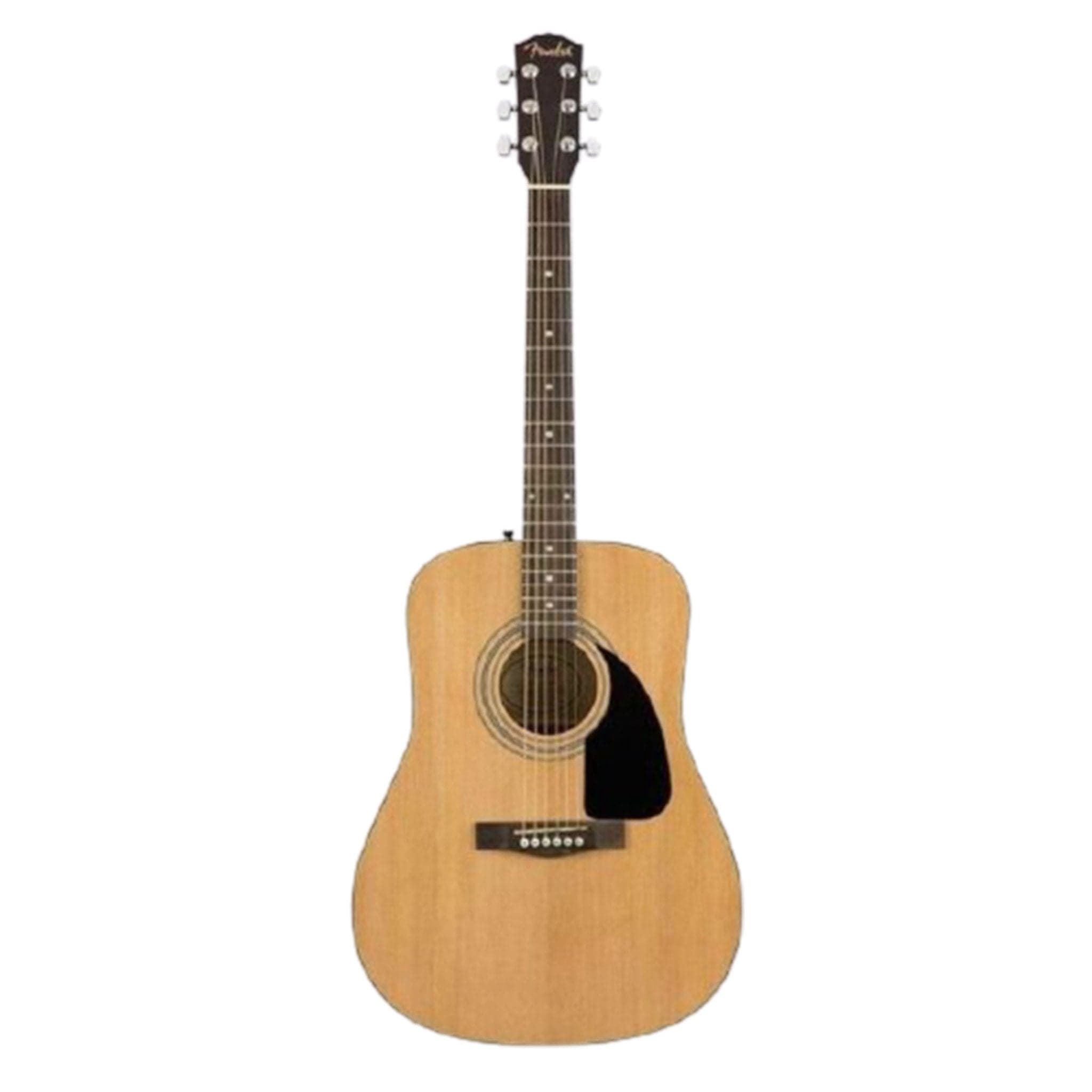 fender acoustic guitar bundles fender fa-115 dreadnought acoustic guitar bundle - natural with gigbag, picks, strap and polishing cloth