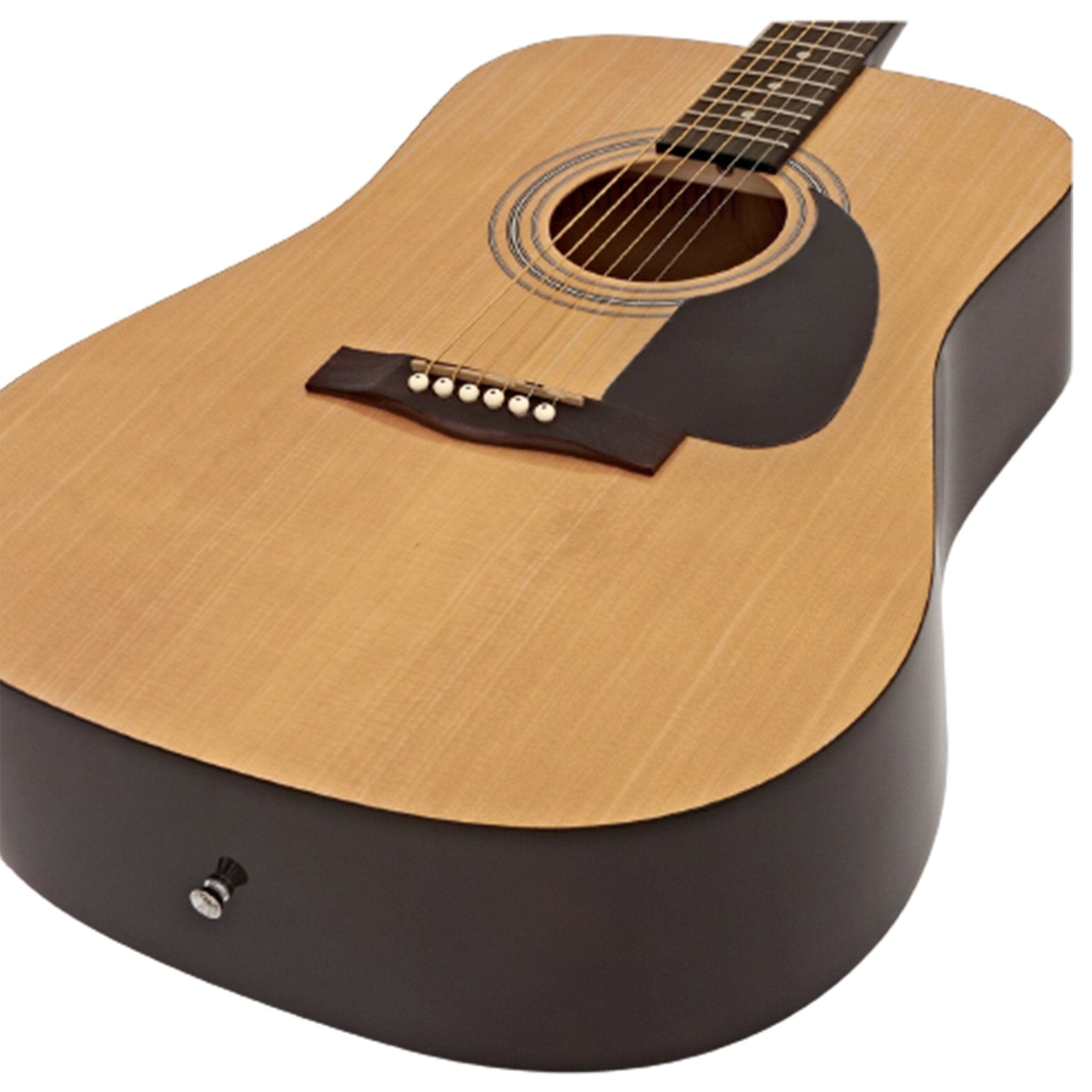 fender acoustic guitar bundles fender fa-115 dreadnought acoustic guitar bundle - natural with gigbag, picks, strap and polishing cloth