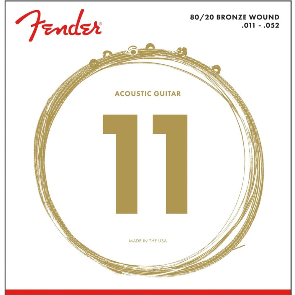 fender acoustic guitar strings fender 70cl 80/20 bronze acoustic guitar strings