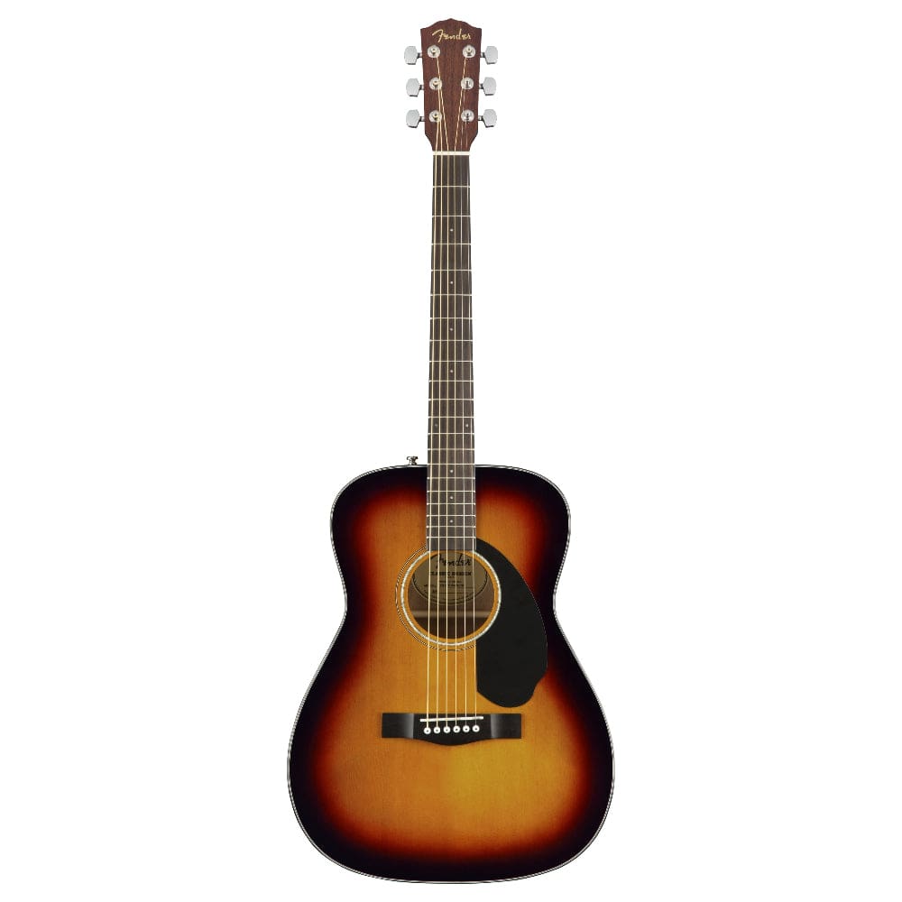 fender acoustic guitars 3 color sunburst fender cc-60s concert body style acoustic guitar