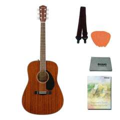 Fender Acoustic Guitars All Mahogany / Pack Fender CD-60S Dreadnought Acoustic Guitar