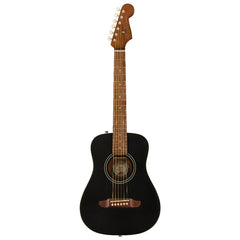 Fender Acoustic Guitars Black Top Fender Limited Edition Redondo Mini Acoustic Guitar with Gig Bag