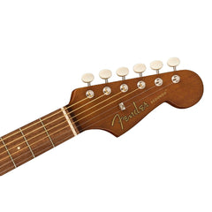 Fender Acoustic Guitars Black Top Fender Limited Edition Redondo Mini Acoustic Guitar with Gig Bag