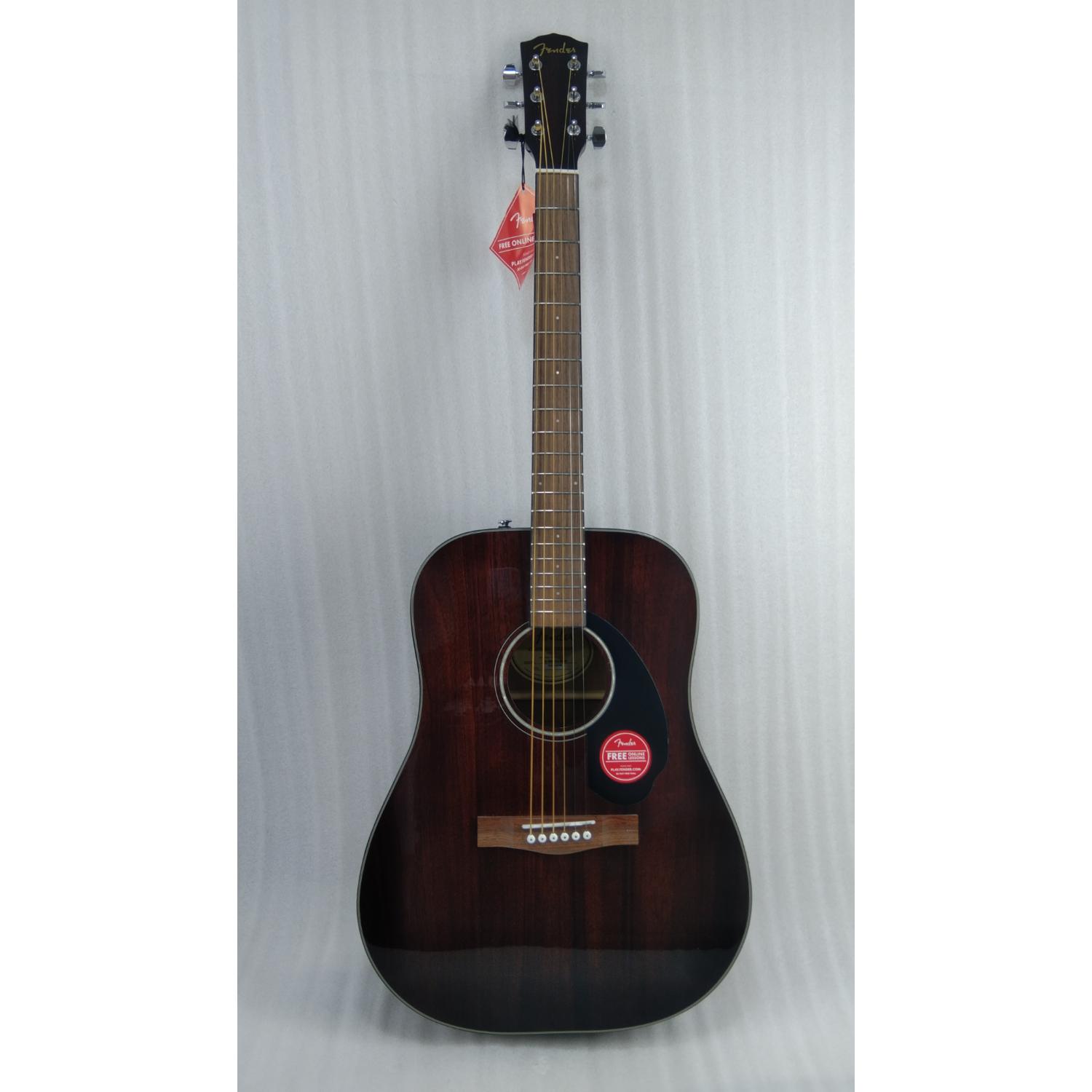 Fender Acoustic Guitars Fender CD 60S Dreadnought Acoustic Guitar All Mahogany - Open Box
