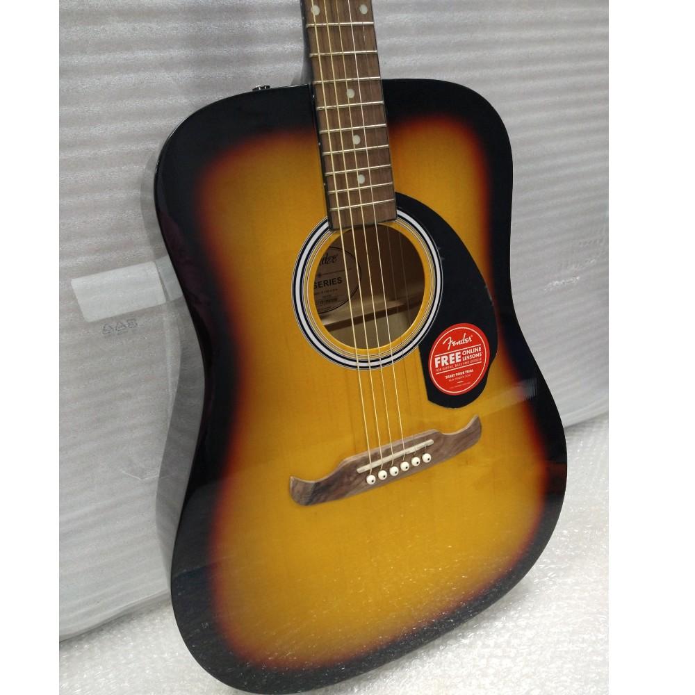 fender acoustic guitars fender fa-125 dreadnought acoustic guitar - open box b stock