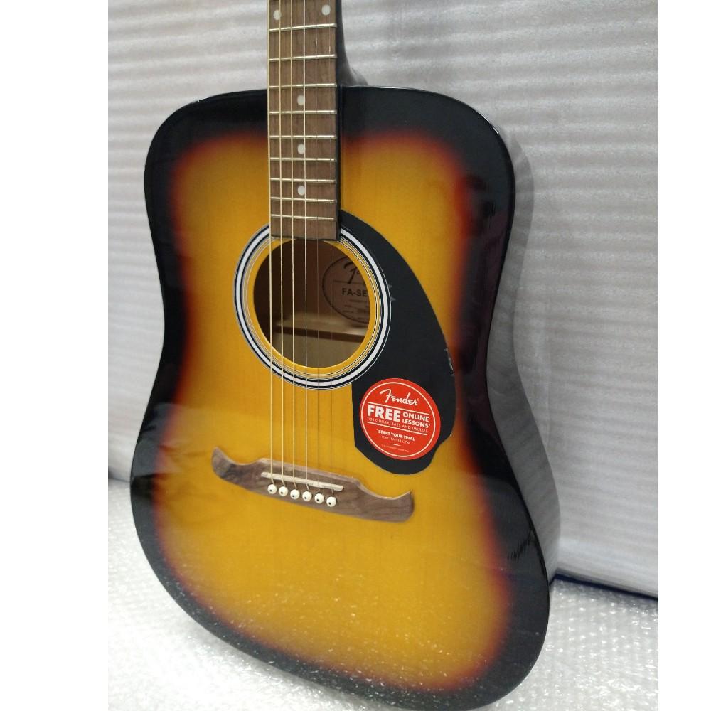 fender acoustic guitars fender fa-125 dreadnought acoustic guitar - open box b stock