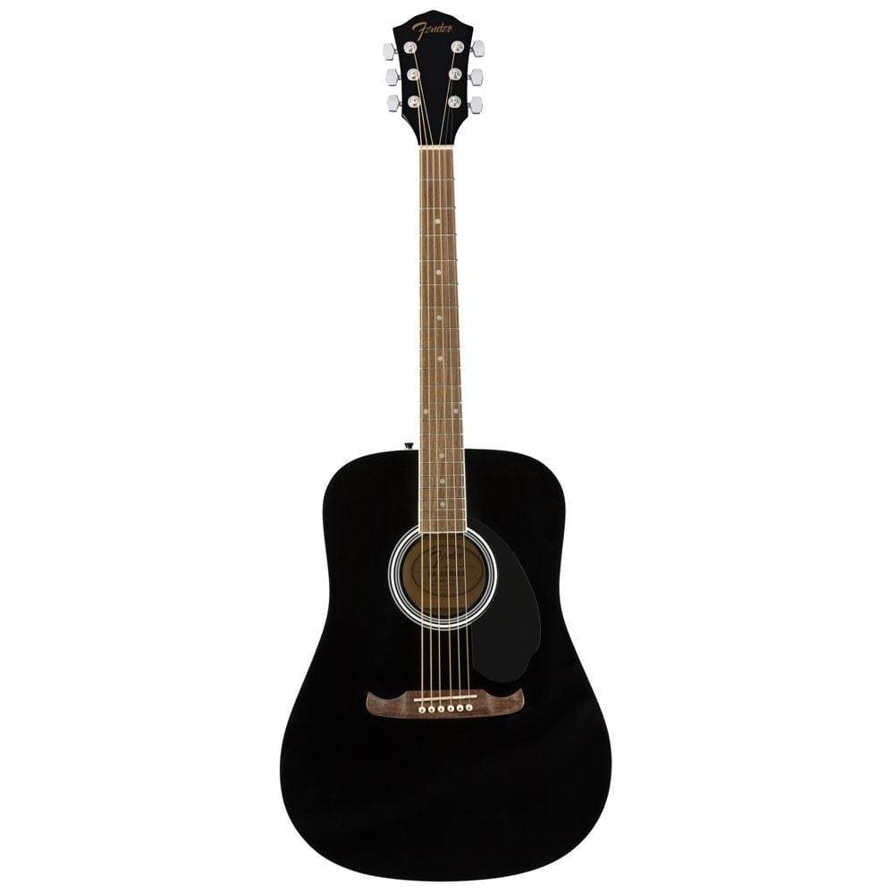 fender acoustic guitars fender fa-125 dreadnought acoustic guitar with gig bag - open box