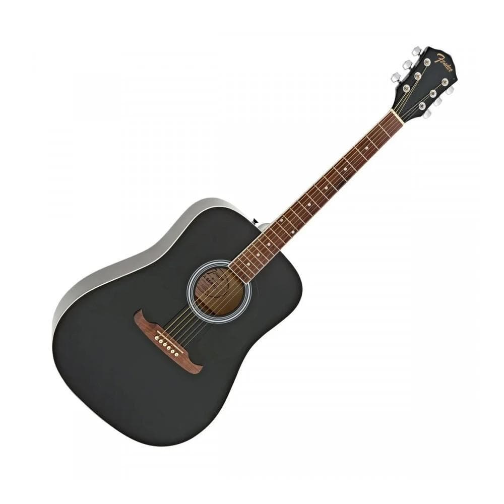 fender acoustic guitars fender fa-125 dreadnought acoustic guitar with gig bag - open box