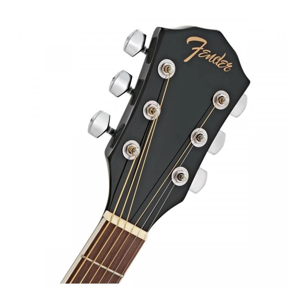 fender acoustic guitars fender fa-125 dreadnought acoustic guitar with gig bag - open box