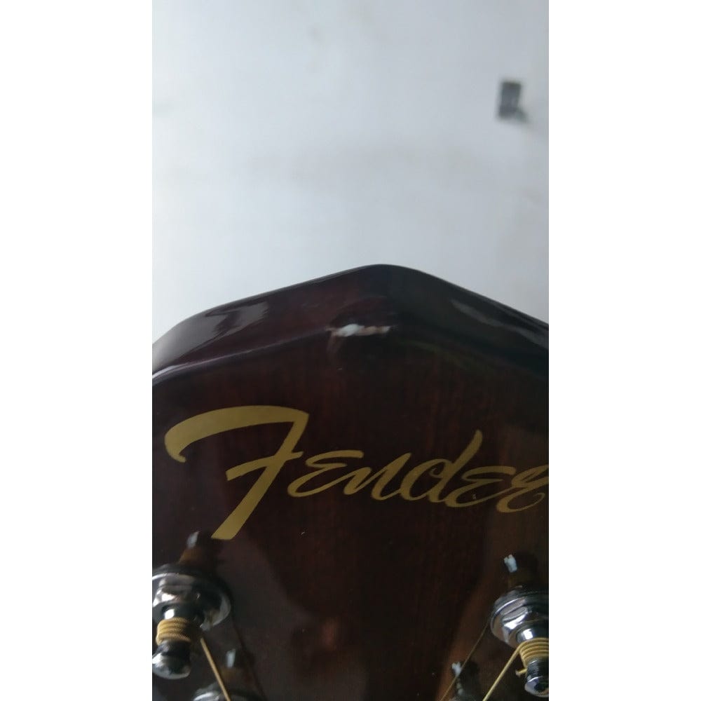 fender acoustic guitars fender fa-125 dreadnought acoustic guitar with gig bag - open box b stock