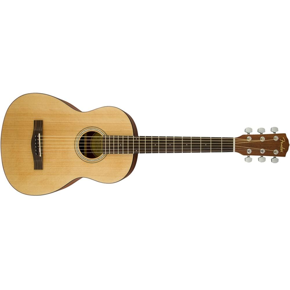 fender acoustic guitars fender fa-15 3/4 scale steel 6-string acoustic guitar - natural