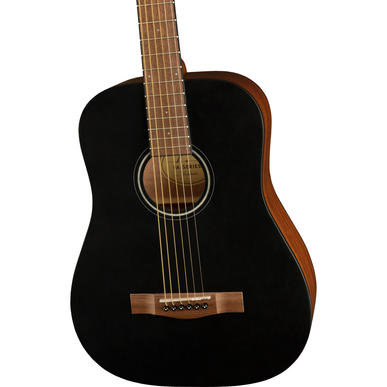 Fender Acoustic Guitars Fender FA-15 Steel 3/4 Acoustic Guitar with Gig Bag