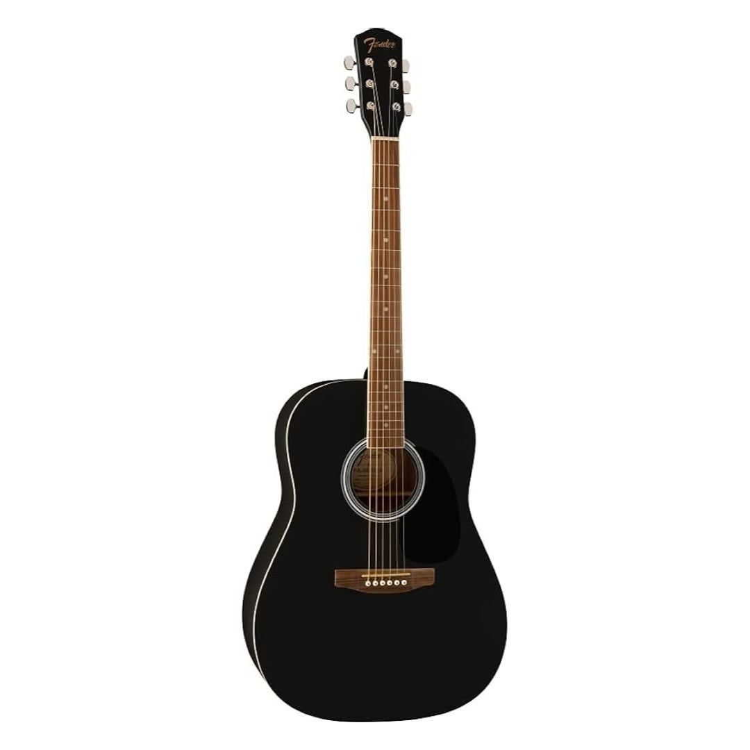 Fender Acoustic Guitars Fender FA-25 Dreadnought 6 String Acoustic Guitar with Gigbag, Polishing Cloth, Picks, Strap & Ebook#color_black