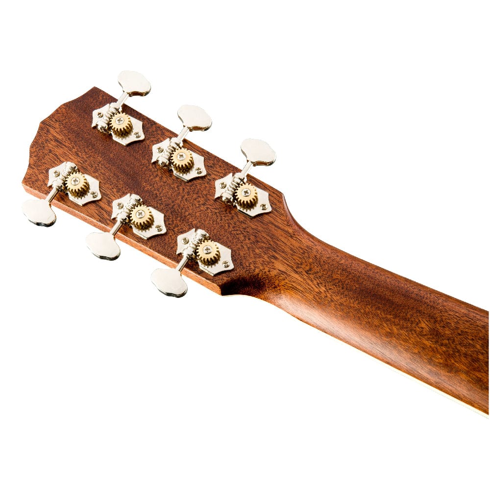 fender acoustic guitars fender pm-2 parlor ne all mahogany acoustic guitar with case