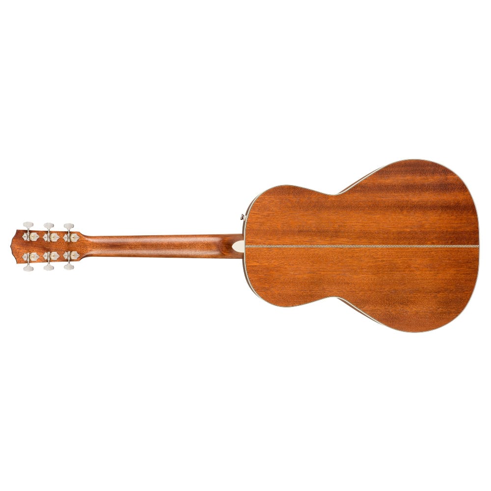 fender acoustic guitars fender pm-2 parlor ne all mahogany acoustic guitar with case